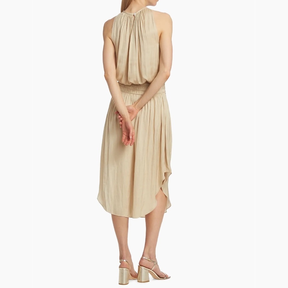 Ramy Brook Audrey dress in soft gold Medium - Picture 4 of 11
